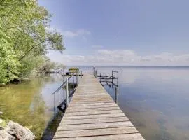 Private Dock and Yard Tranquil Lake Winnebago Home