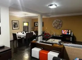 The grey house centrally located