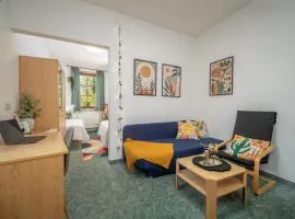 Zentrales Studio - mit Sofa & 2 Einzelbetten