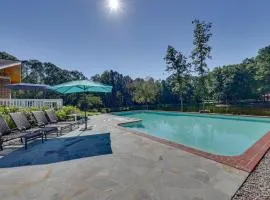 Game Room and Pool! Luxe Louisburg Farmhouse