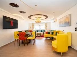 L'étoile de Tanger - Jacuzzi - Proche plage & Corniche - Appartement Chic et Moderne - Jusqu'à 8 personnes - AC, WIFI, IPTV