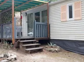 Mobil-home confortable avec terrasse à Sournia - API-1-52-358