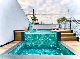 Studio A 350m PRAIA com Piscina -5