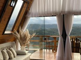 Chales alto do morro 1, conforto e vista privilegiada, hotel em Rancho Queimado
