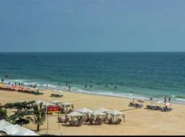 baga beach see side、Samnāpurのビーチ・ホテル