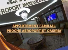 Appartement familial proche aéroport et Oasiria