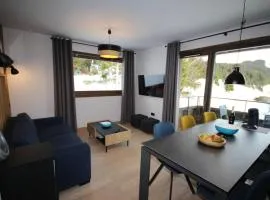 Les Saisies : Appartement neuf, 6 pers, 3*, 2 ch, Animaux admis, Parking - FR-1-293-240