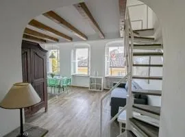 Penthouse in the center of Parma - bookable parking space