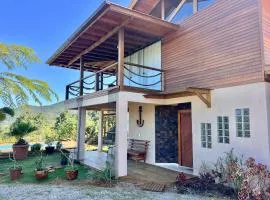 Espetacular! Casa vista mar e montanha! BD01J