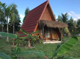 H&eacute;bergement rural Irakomby, trois chalets cosy, chalet de monta&ntilde;a en Salin&oacute;polis