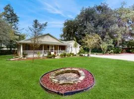 Serene home with enclosed yard, grill, games, & central AC - dog-friendly