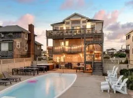 Sleeps 28 Beachfront w Pool Hot Tub Game Room Atlantic Watch by AvantStay