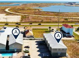 Sleeps 19 2 Homes w Pool FoosballShuffleboard Mins to the Beach Shops