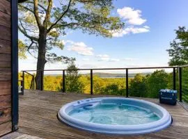 Modern Catskills Escape w Open Living Steam Shower Hot Tub w Mountain Views Minutes from Woodstock Trails Suncliff Vista