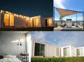 大洗の眺望抜群なコンテナハウス #本格BBQ #大型ガスグリル完備 #貸別荘 #一棟貸切 #カップルでも家族でもグループでも楽しめる宿 #大洗 #OURoom1st