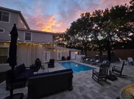 5 Bedroom Beach Retreat with Pool, Game Room, Steps to Sand