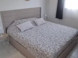 Chambre face aux vignes