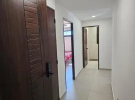 Central Studio with Roof Top Romantic Zone