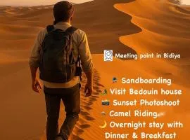 Star line for Desert Camping Includes activities and meals and pickup