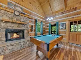 Whispers of the Smokies Hot Tub Pool Table Grill