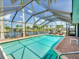 Canal-Front Gem with Lanai and Dock in Cape Coral