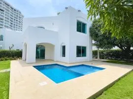Cabaña ideal con piscina propia y salida al mar