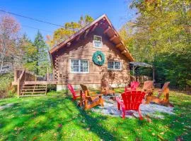 Andover Cabin Retreat with Hot Tub and Fireplace!