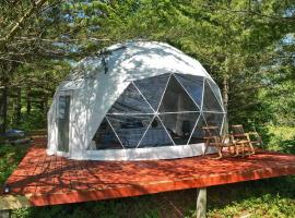 Serenity Point Dome - Romantic Glamping Escape on a Private Pond, hotel v destinaci Greig