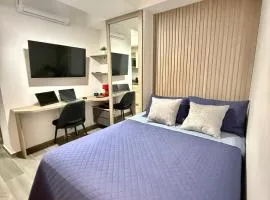 Apto Laureles con Aire ,Zona Trabajo, Central