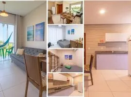 Flats Mar'Bella com VARANDA,100Mts PRAIA CAMINHO DE MOISÉS com GARAGEM