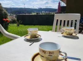 Mountain-top with garden