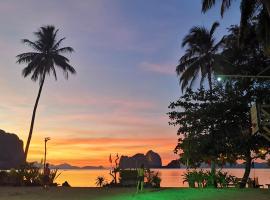 El Nido Beach Camp, luxuskemping Manlalec v&aacute;ros&aacute;ban