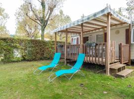 mobile-home camping de la truite, camping en Ascarat