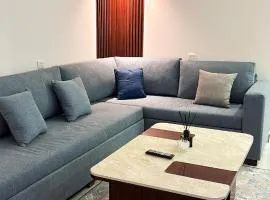 شقة راقية بغرفة نوم وصالة مريحة