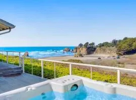 Oceanfront Haven - Hot Tub & Private Beach Access