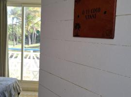 Ti Coco Vanni Studio Sea View, ξενοδοχείο σε Belle-Allée