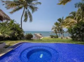 Oceanfront Retreat with Private Pool and Jacuzzi
