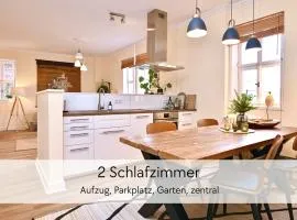 GRÄFIN ANNA - Design-Apartment mit 2 Schlafzimmer - in der historischen Hinterburg Schlitz - mit Aufzug, Parkplatz & Garten - nahe Fulda und Bad Hersfeld