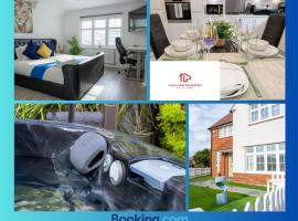 Luxury 5BR House with Jacuzzi plus Gym - 1 BR Garden Self-Contained Suite in Garden -booked separately-, khách sạn spa ở Basildon