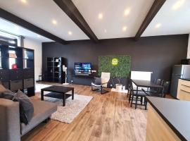 Elegant loft in Liège with private terrace, hotell i Mellet