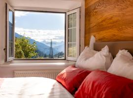 Berghaus Stuben Arlberg mit Sauna Panoramablick und Nähe zur Piste, Hotel in Stuben am Arlberg