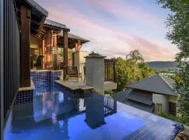 Far Pavilions Villa A, Luxe 2-BR Hillside Escape