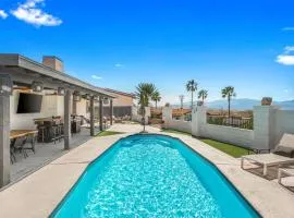 Mountain View Oasis - Private Pool, Game Room & Fire Pit Overlooking Coachella Valley
