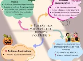 Votre séjour, votre événement, Maison 3 chambres, jardin privé,wifi, proche La Rochelle, proche golf et plages, services sur mesure