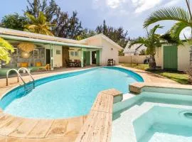 VILLA EMERAUDE - A 200m du magnifique lagon de l'Hermitage à ST GILLES LES BAINS - Villa 3 chambres avec piscine