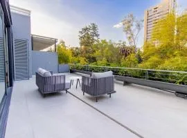 Capitalia Polanco Terrace views Parque Lincoln