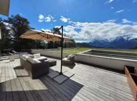 Laax Alpine Lodge by Quokka 360 - terrace with magnificent mountain views