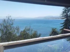 Cabaña en Horcón con vista al mar y salida a la playa