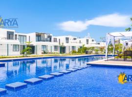 Casa en Coto con Alberca, cerca Aeropuerto, extenso jardin, nueva!, ξενοδοχείο σε Las Juntas