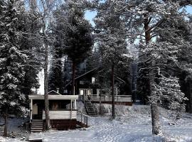 Cozy Arctic Lakeside Cottage with private sauna, hotel en Pello